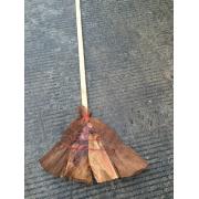 天然棕 手工木柄扫帚家务地板地砖清洁扫把防静电除尘